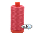 Aurifil Cotton Thread Solid 50wt 1422yds Medium Red A1050-5002