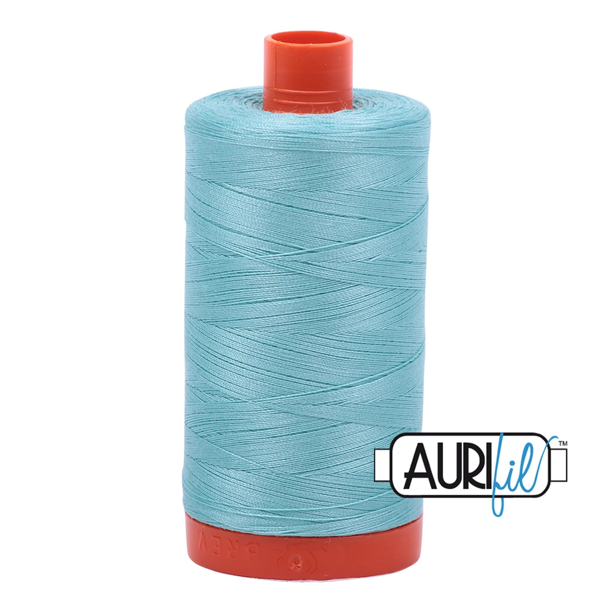 Aurifil Cotton Thread Solid 50wt 1422yds Turqouise A1050-5006