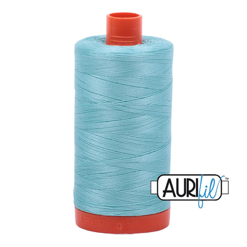 Aurifil Cotton Thread Solid 50wt 1422yds Turqouise A1050-5006