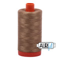 Aurifil Cotton Thread Solid 50wt 1422yds Light Brown A1050-6010