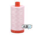 Aurifil Cotton Thread Solid 50wt 1422yds - Fairy Floss A1050-6723