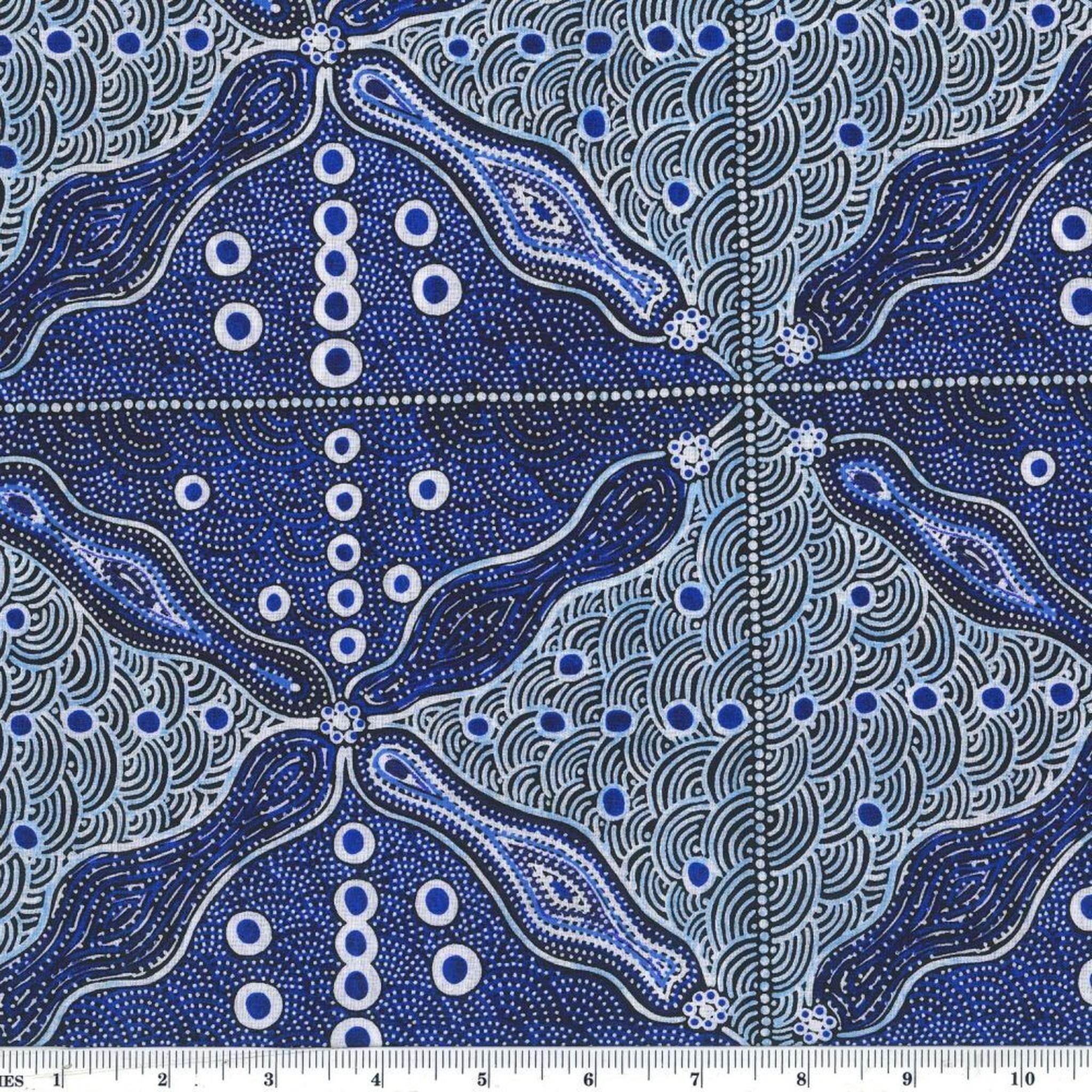 M&S Textiles Bush Sweet Potato - Blue