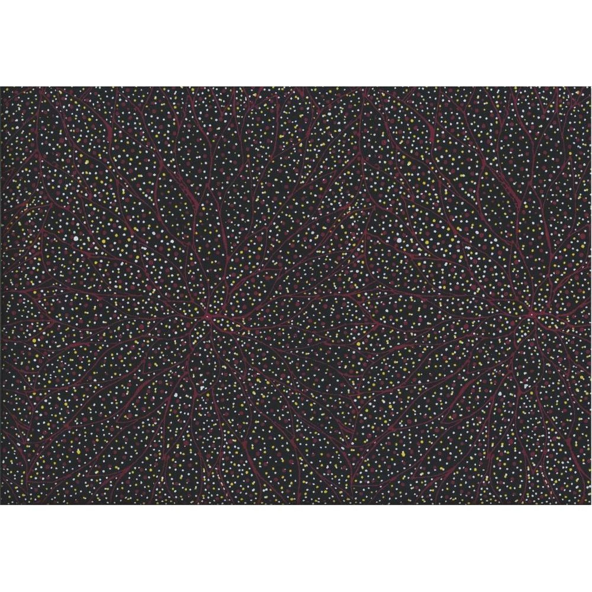 M&S Textiles - Seeds & Leaves on the Ground Dark Brown