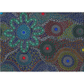 M&S Textiles - Women Dancing: Blue