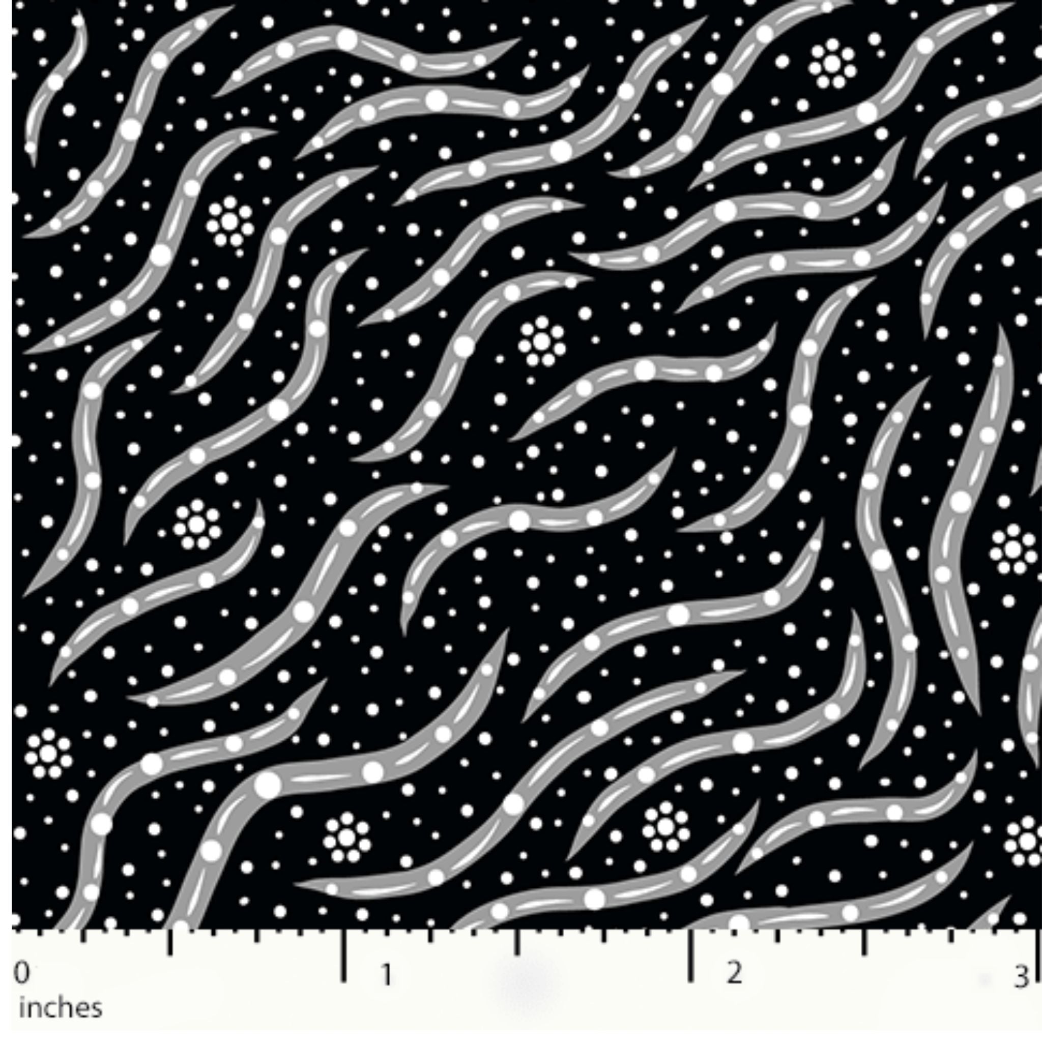 M&S Textiles - Bush Medicine 2 Black