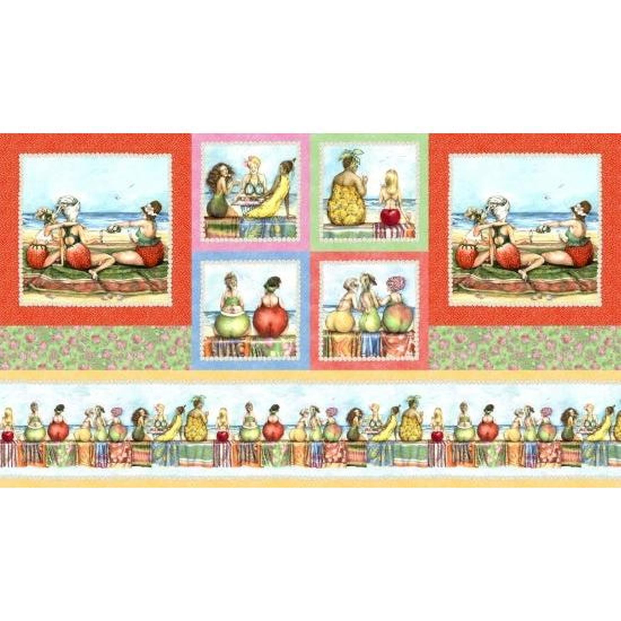 Mary Stewart Fruit Ladies Panel - Multi