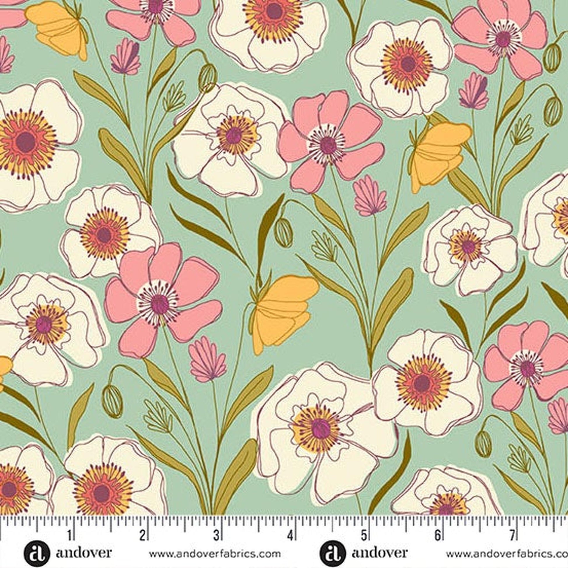 Meadow Walk by Alexandra Bordallo - Poppies Meadow: Spring