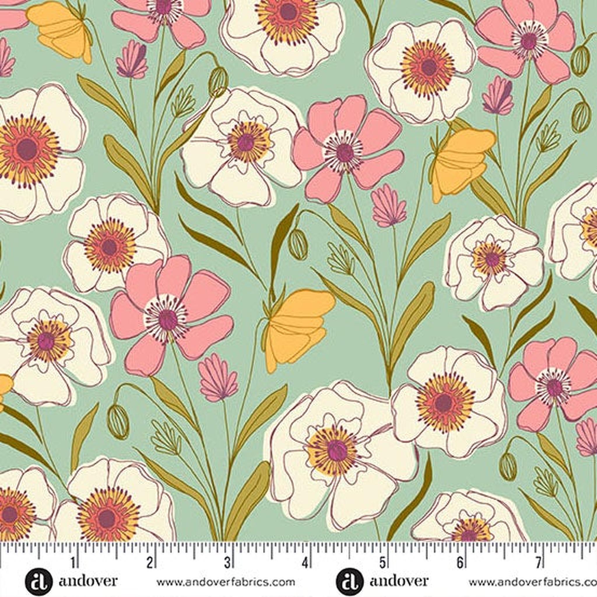 Meadow Walk by Alexandra Bordallo - Poppies Meadow: Spring