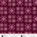 Meadow Walk by Alexandra Bordallo - Sawtooth Star: Raspberry