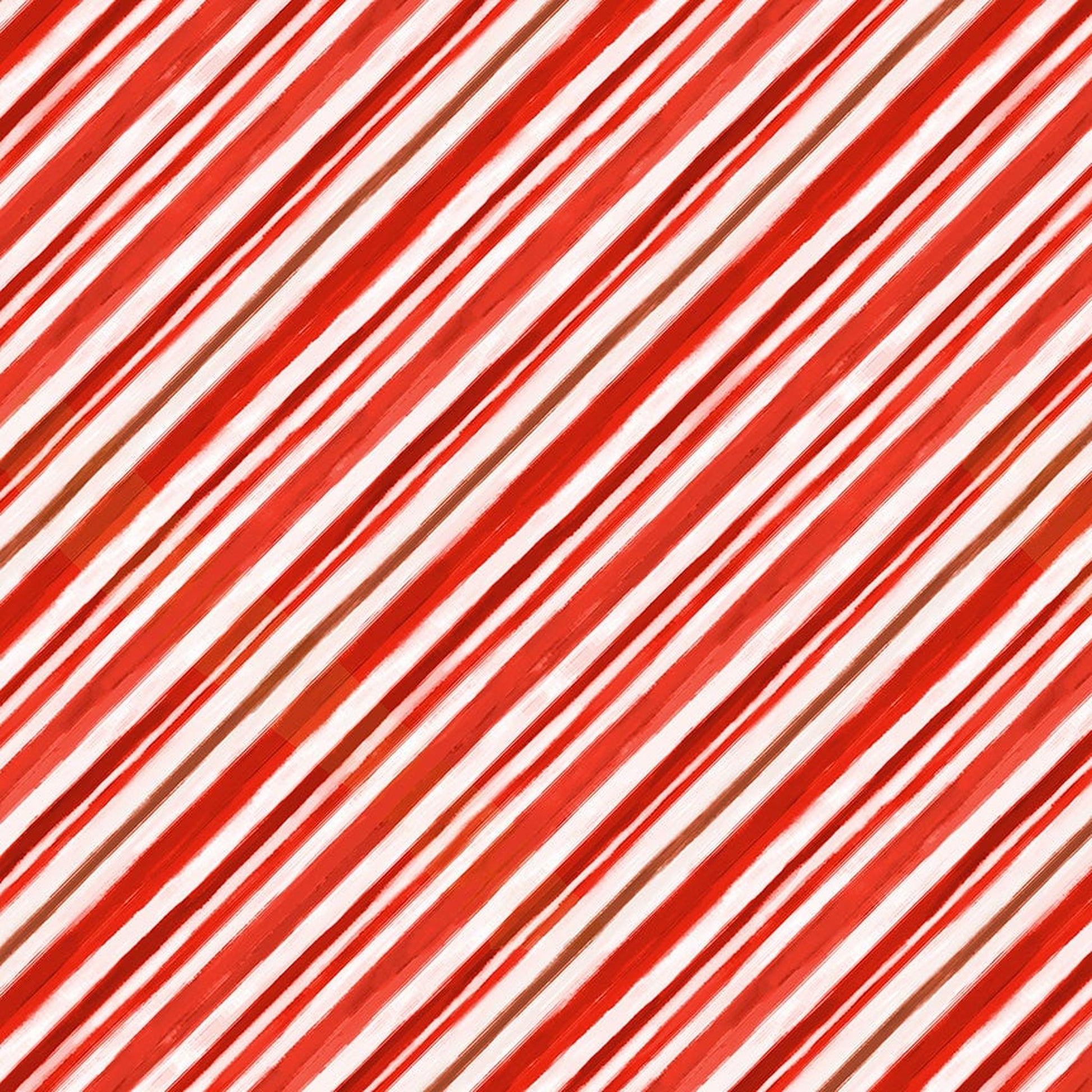 Meowy Christmas Christmas Stripe - Red and White
