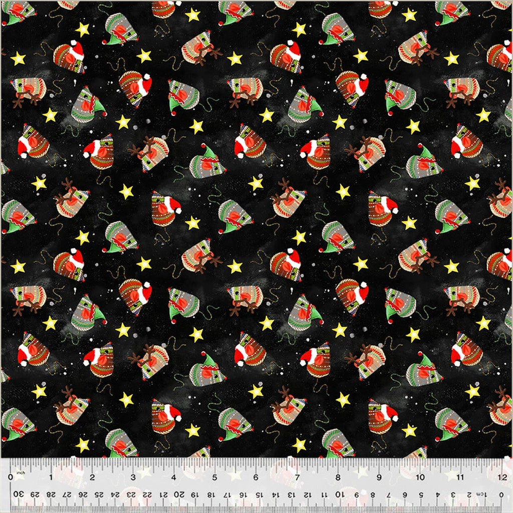 Meowy Christmas Jolly Mice - Black