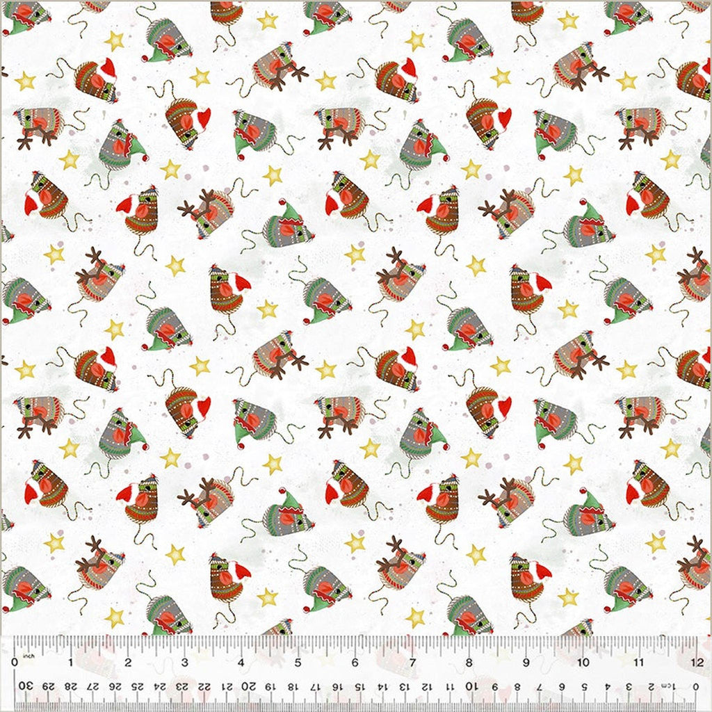 Meowy Christmas Jolly Mice - White