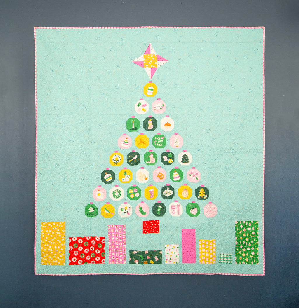 Merry Baubles Quilt Kit - 62"x72"
