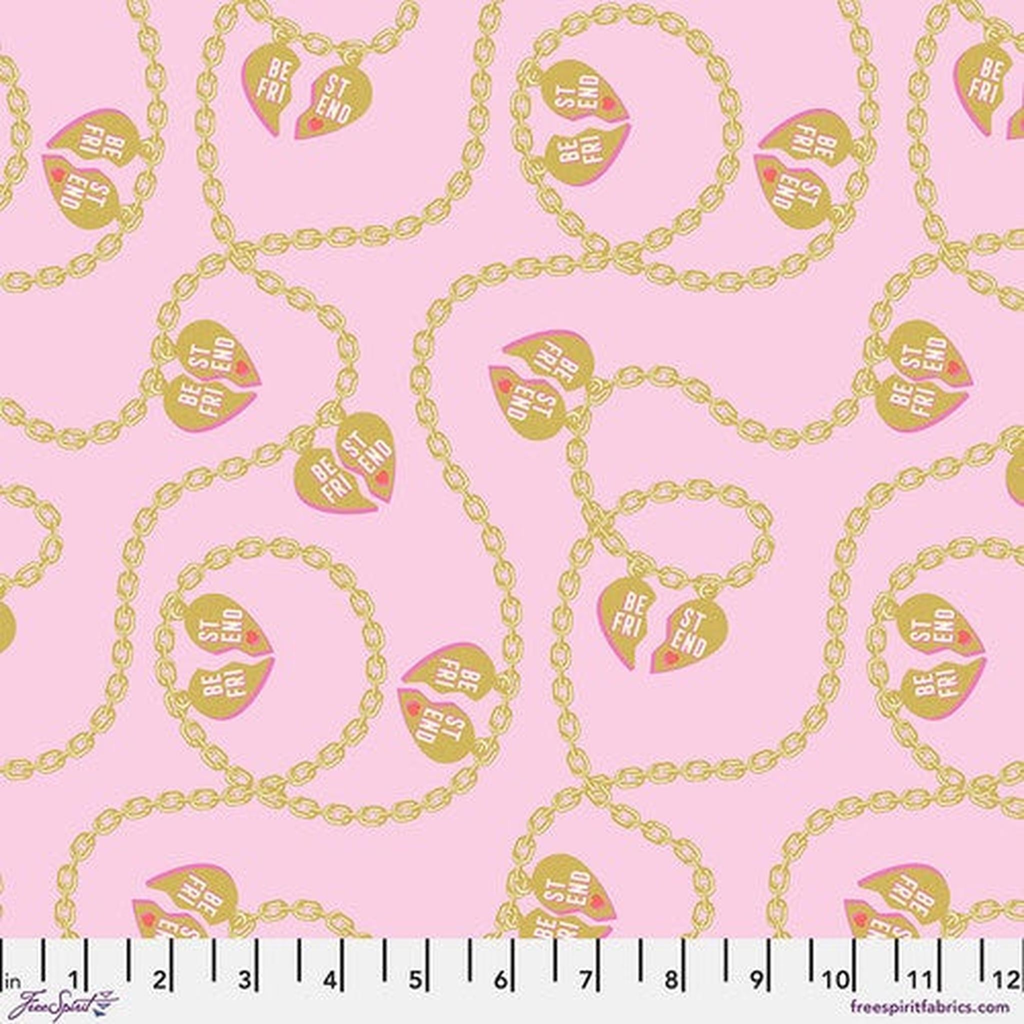 Metallic Besties by Tula Pink - Lil Charmer - Blossom
