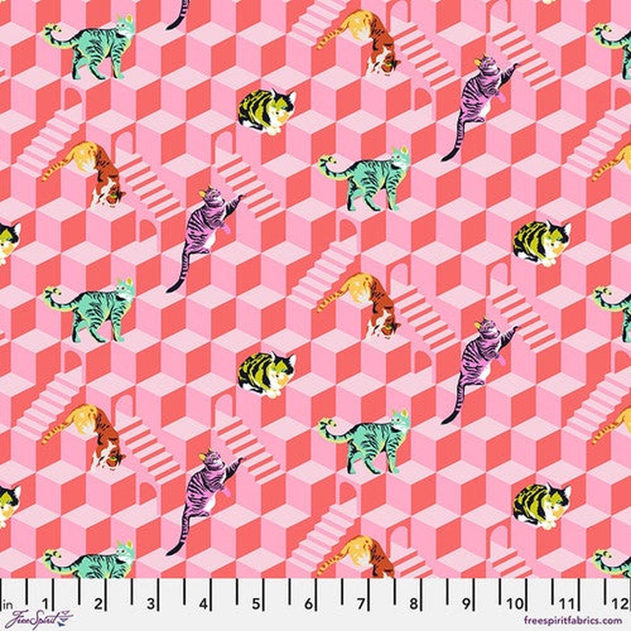 Metallic Besties by Tula Pink - Sitting Pretty - Blossom