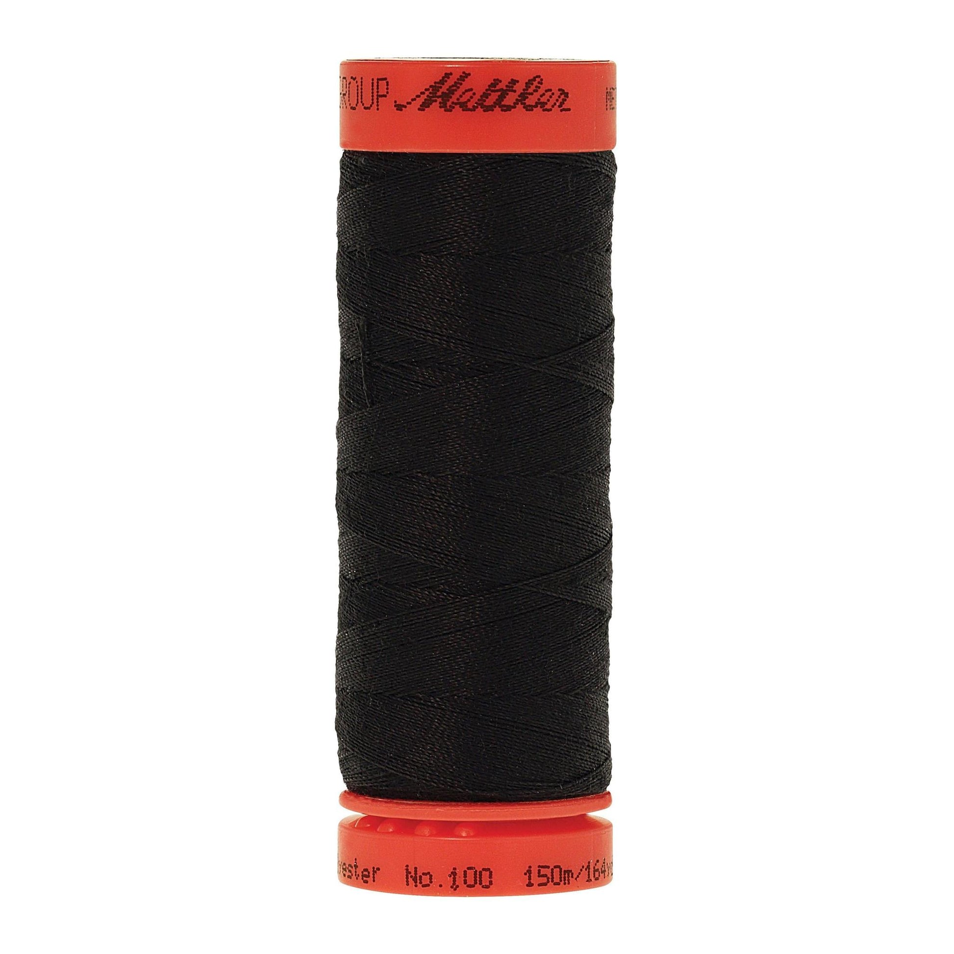 Metrosene Poly Thread 50wt 150m/164yds Black