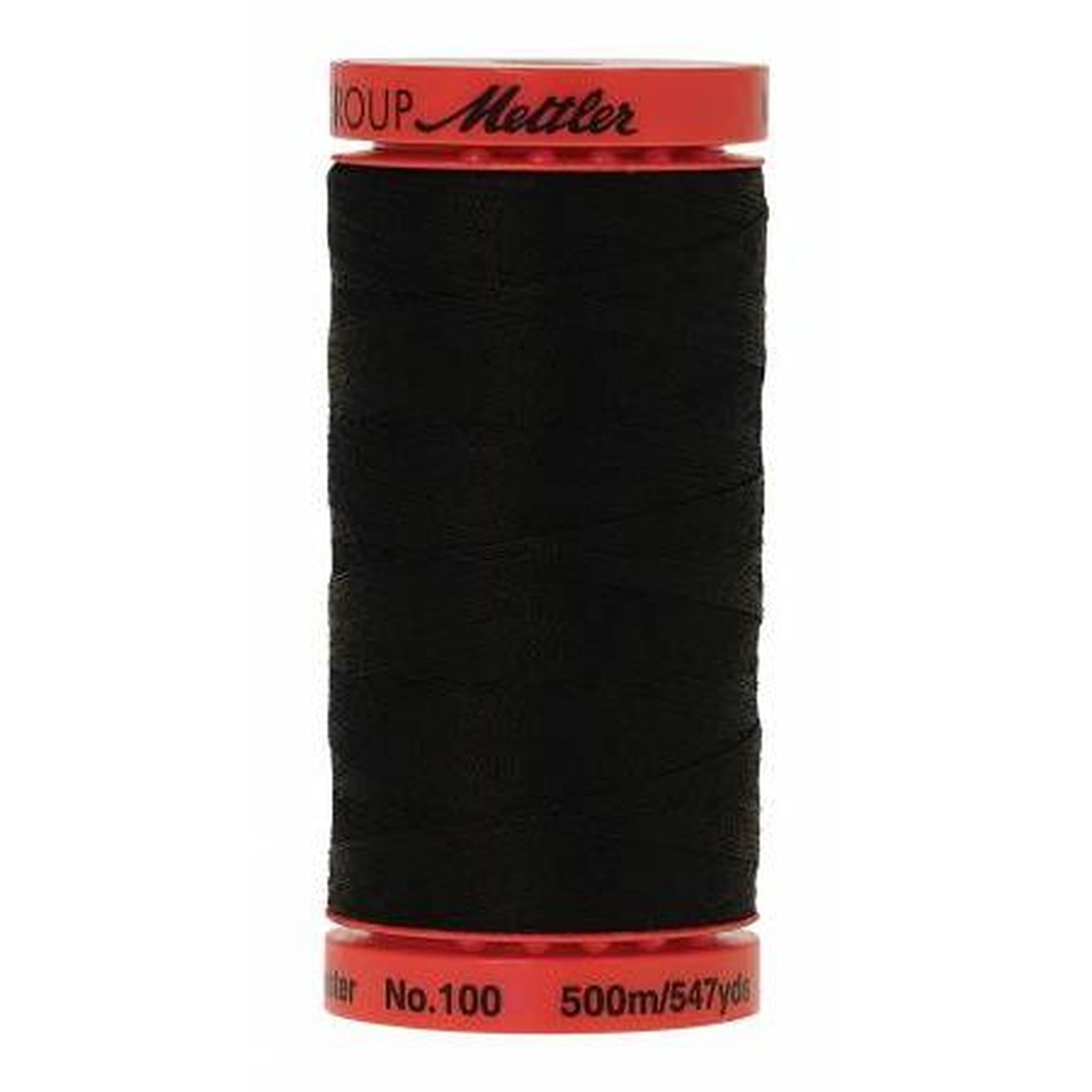 Metrosene Poly Thread 50wt 500m/547yds Black