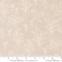 Moda Potted by Kiley's Quilt Room Canvas - Clay