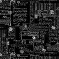 Michael Miller Widebacks Calligraphy: Black