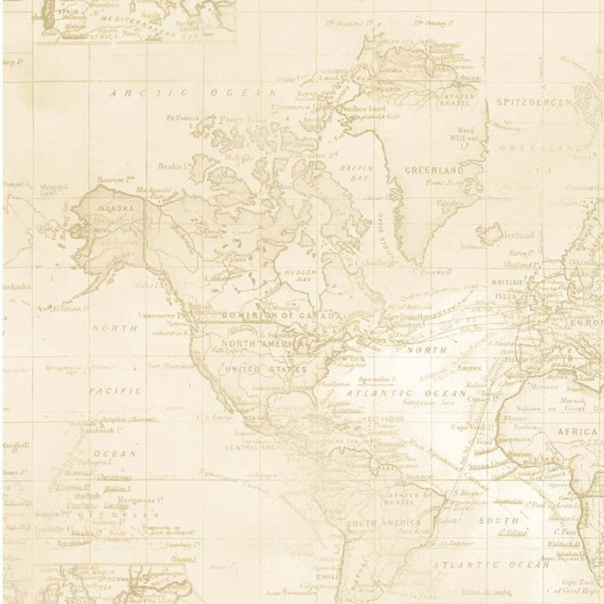 Michael Miller Widebacks Sea Navigation: Beige