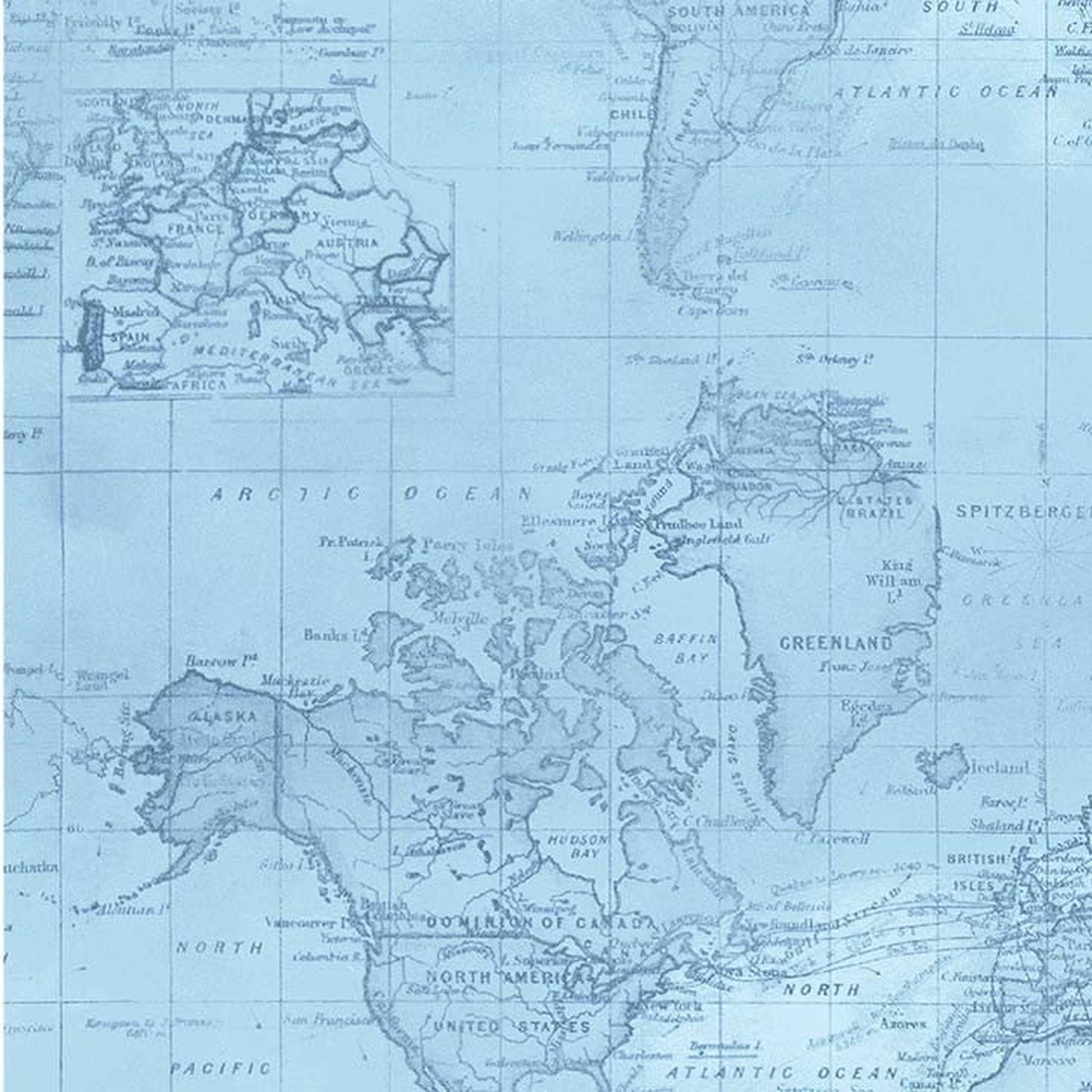 Michael Miller Widebacks Sea Navigation: Blue