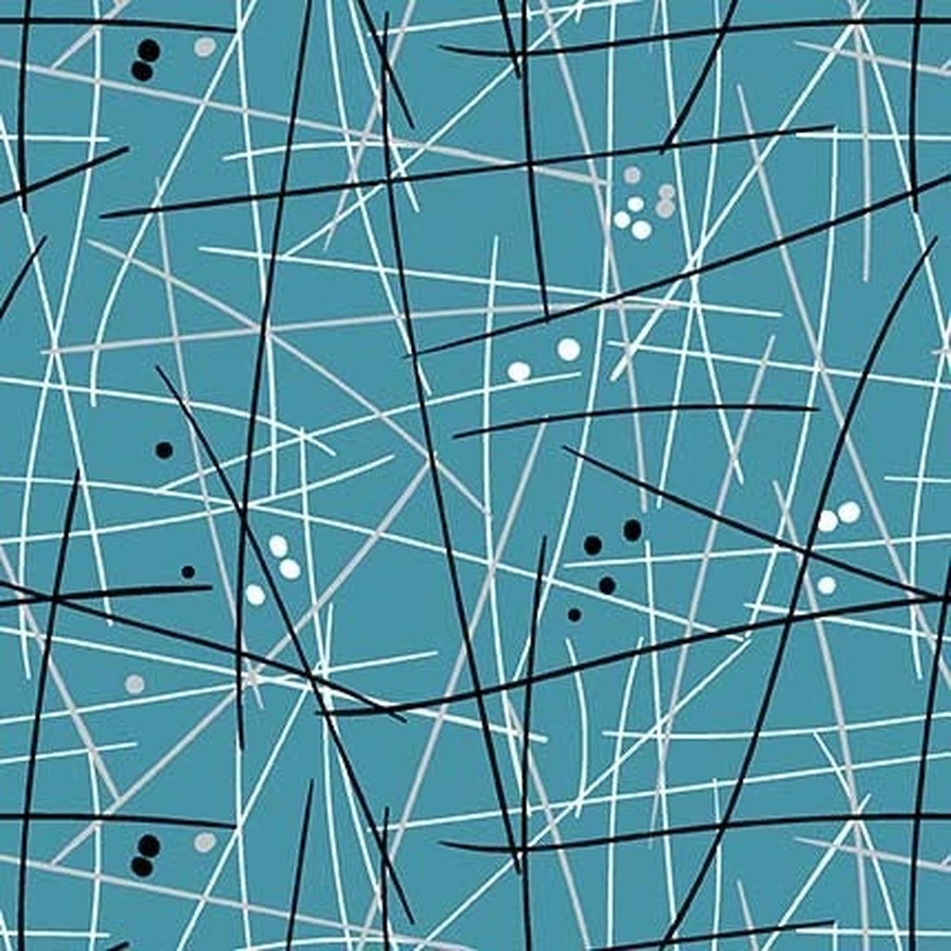 Michael Miller Widebacks Swizzle Stick: Blue