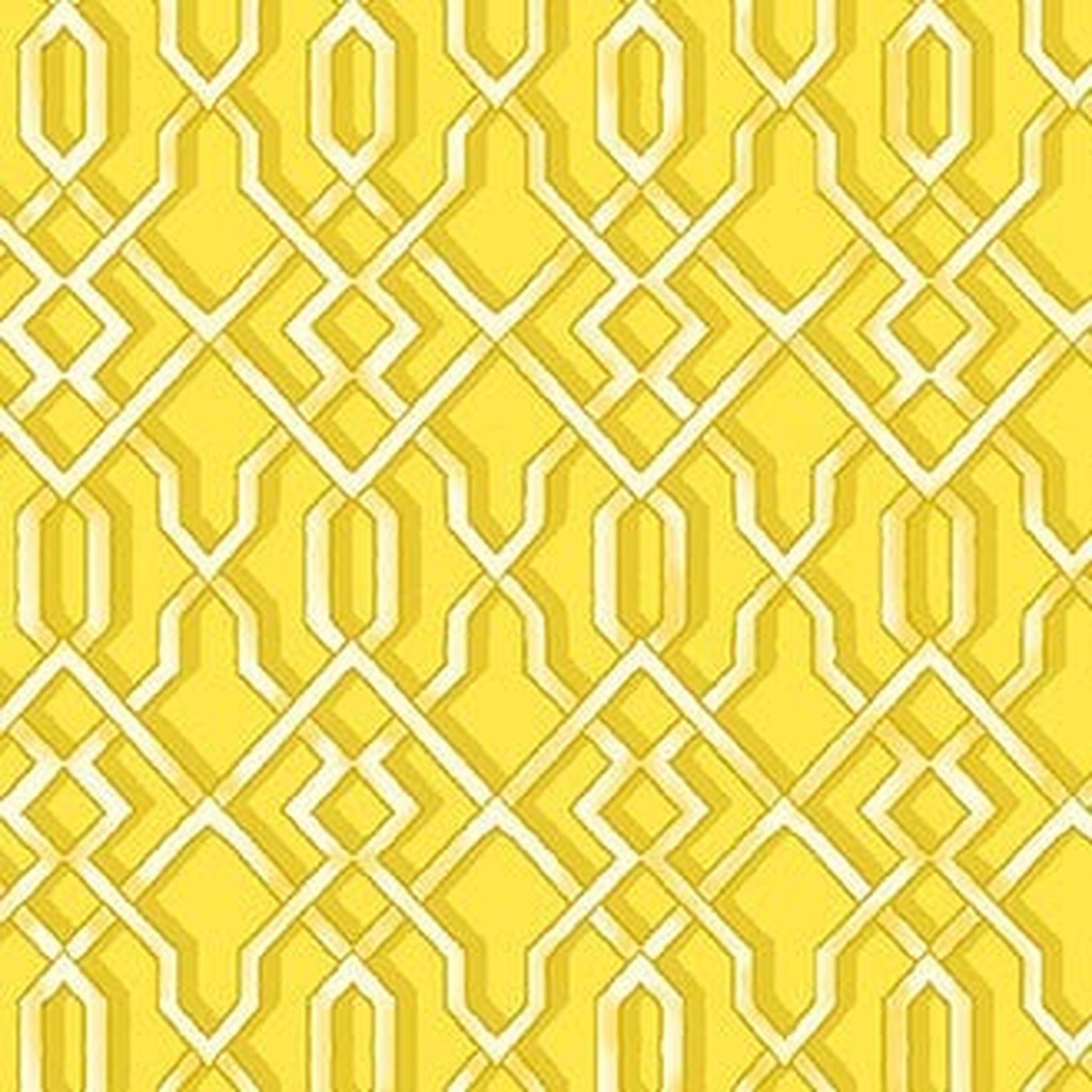 Michael Miller Wisteria Lane Trellis - Citron
