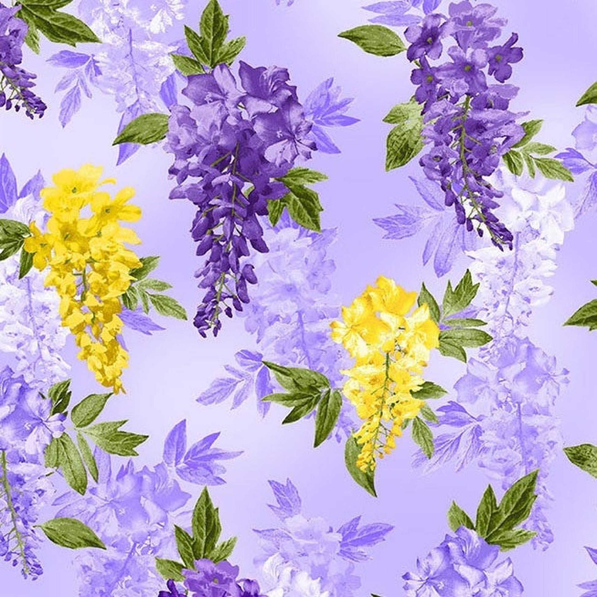 Michael Miller Wisteria Lane Wisteria Breeze - Amethyst