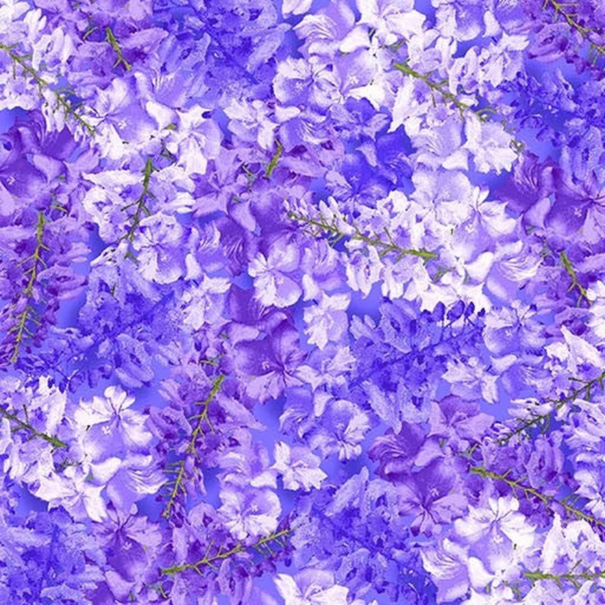 Michael Miller Wisteria Lane Wisteria Petals - Opal