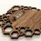 MiniMakes Brooch Hex Eucalypt