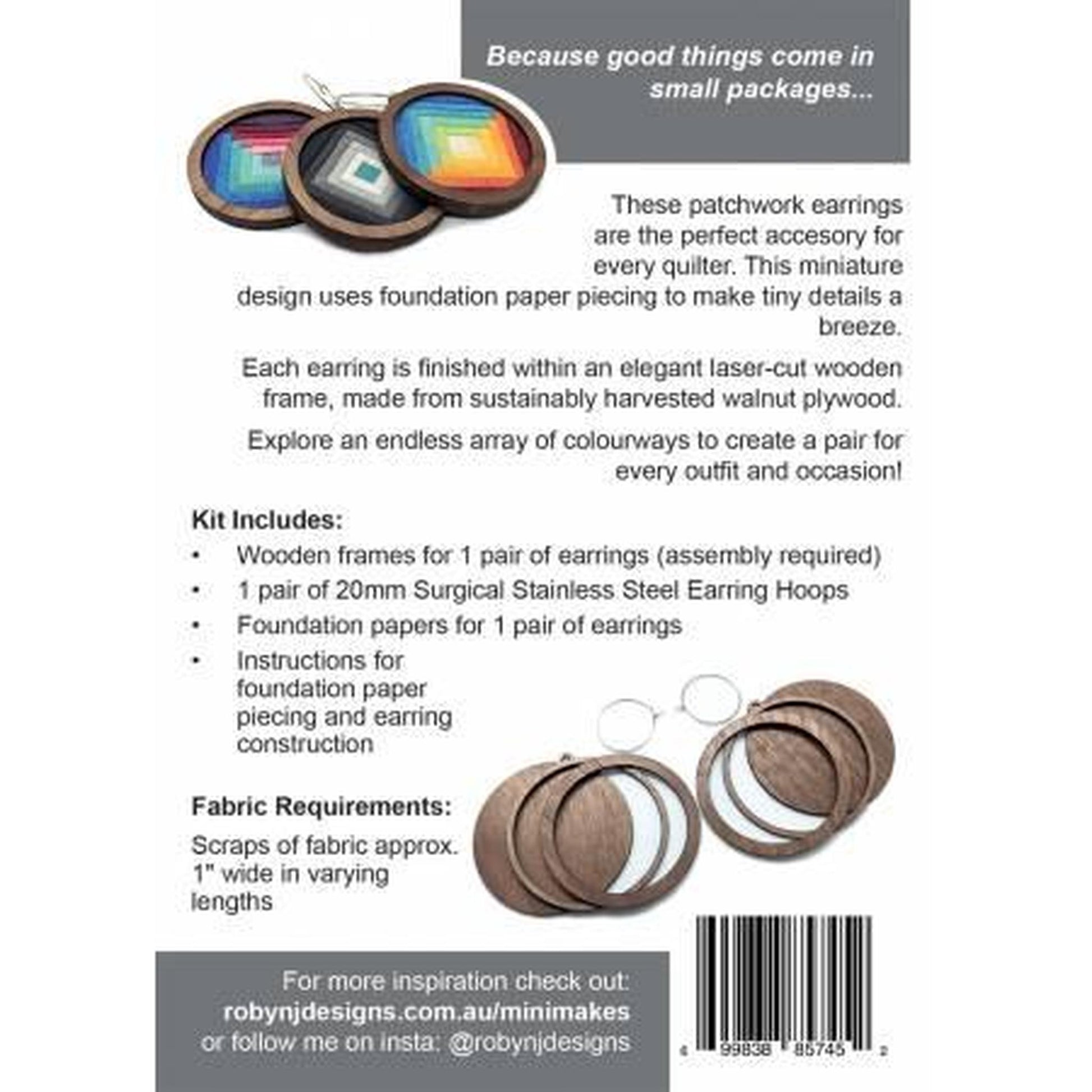 MiniMakes Circle Kit and Pattern - Walnut