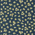 Moda Chelsea Garden Tea Rose Ditsy Small Floral - Navy