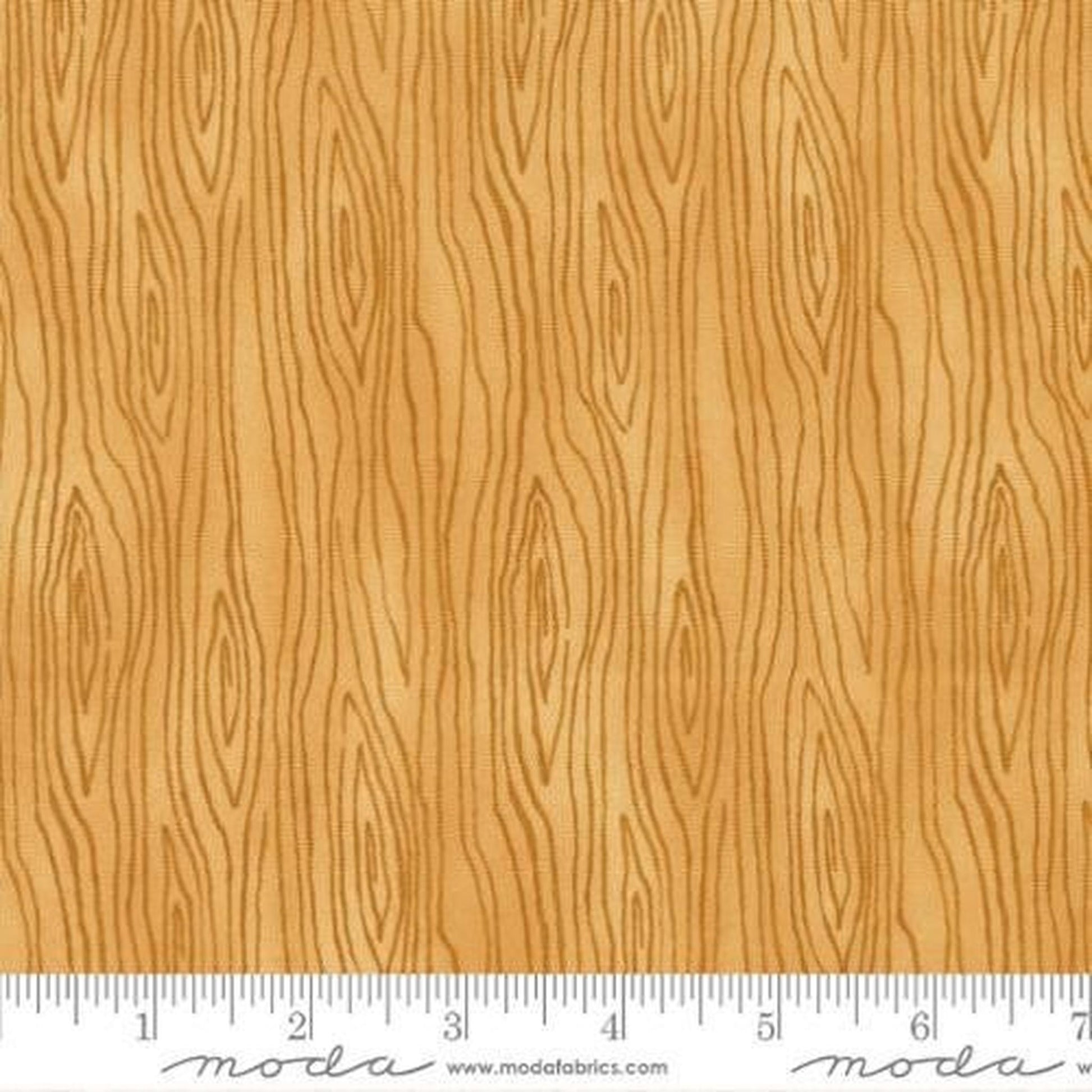 Moda Harvest Wishes Light Orange Woodgrain