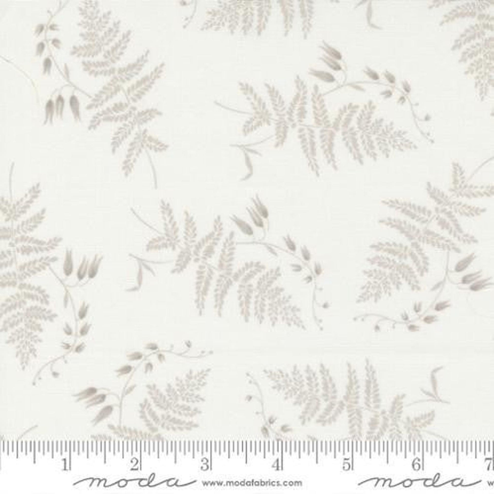 Moda Honeybloom Fern Frond - Milk