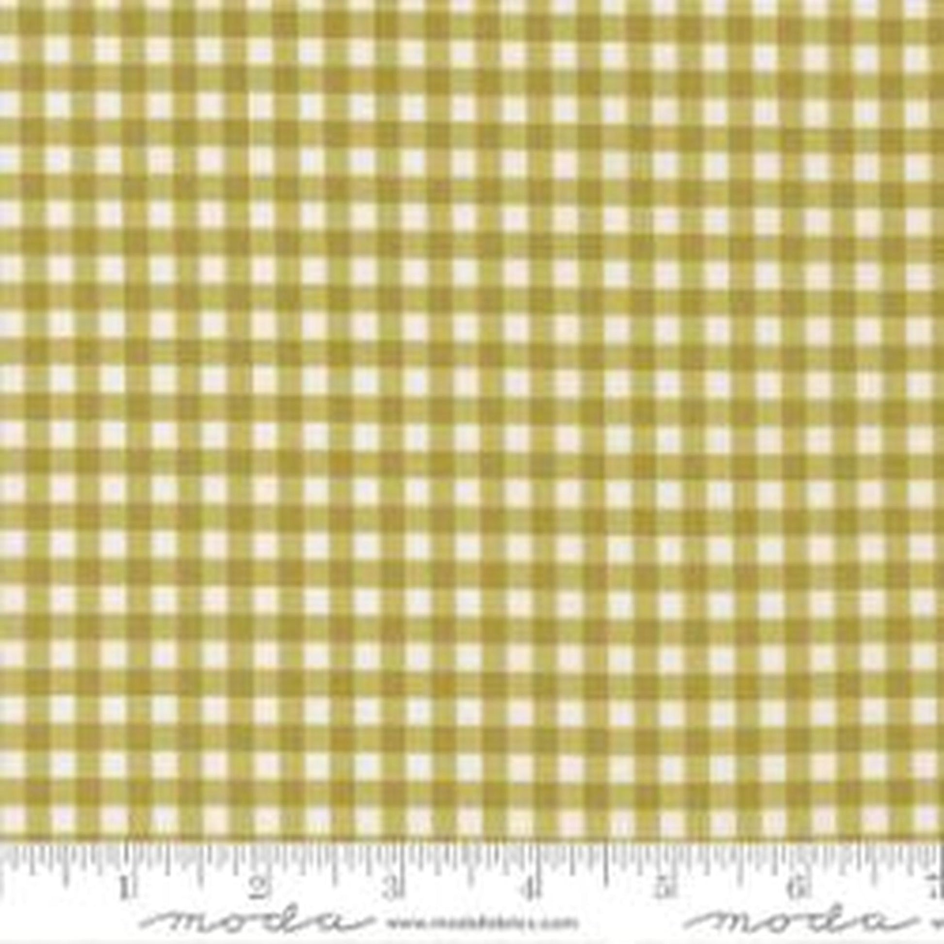 Moda Lucky Gingham Grass