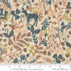 Moda Peachy - Creamy Woodland Deer