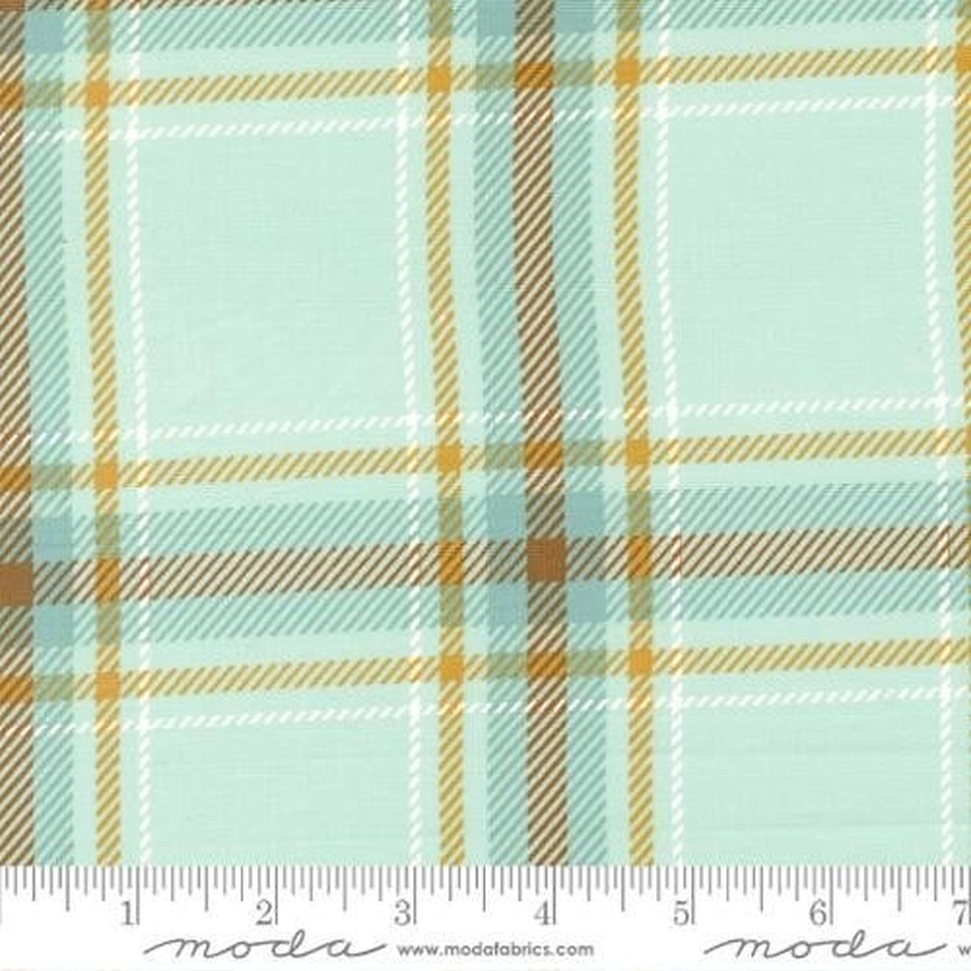 Moda Ponderosa Cowboy Plaid - Sky