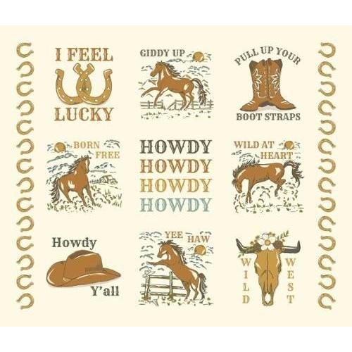 Moda Ponderosa Western Panel 36" x 44"