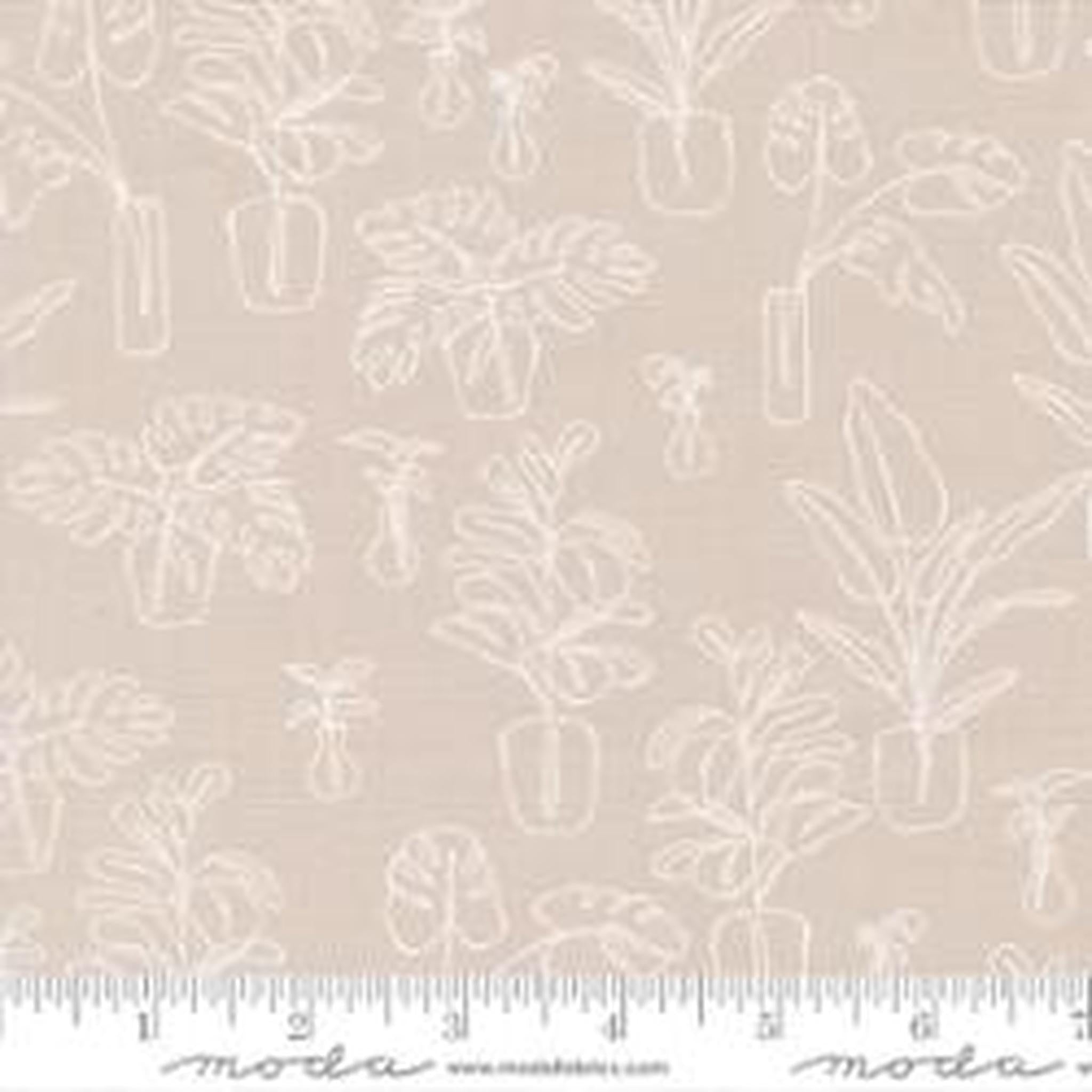 Moda Potted by Kiley's Quilt Room - Indoor Jungle Clay