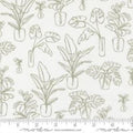 Moda Potted by Kiley's Quilt Room - Indoor Jungle Cream