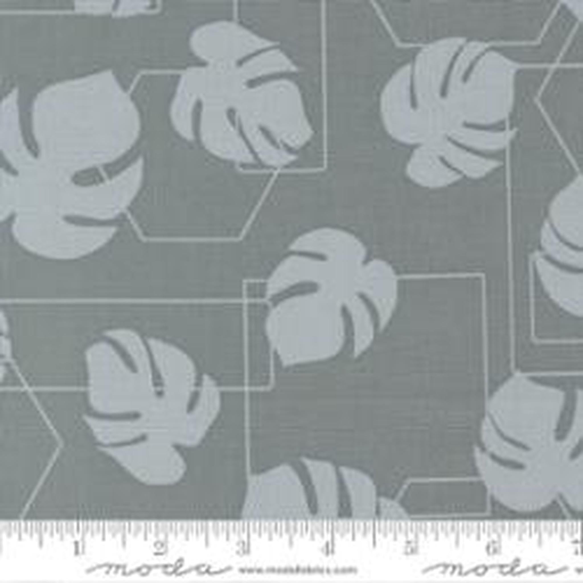 Moda Potted by Kiley's Quilt Room - Monstera Geo Ocean
