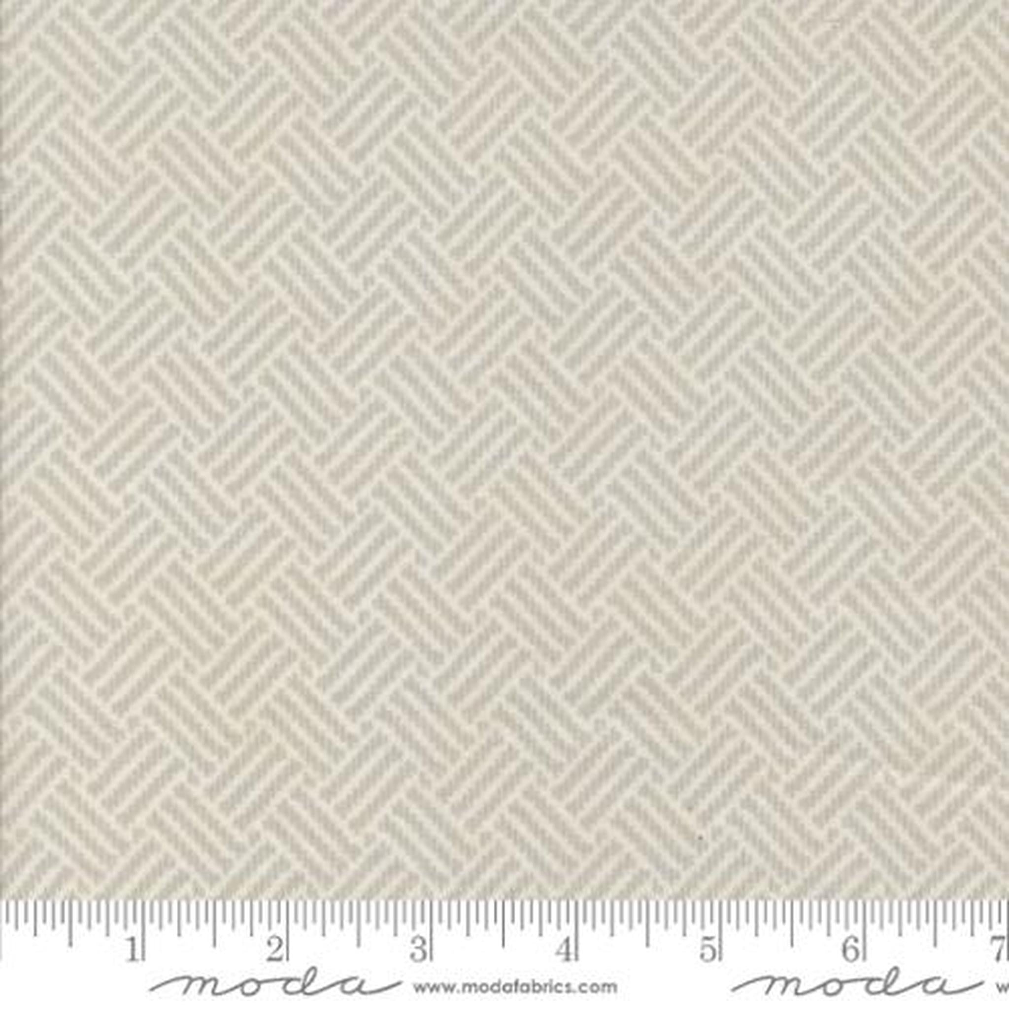 Moda Prairie Gatherings Flannel Basket Weave - Porcelain