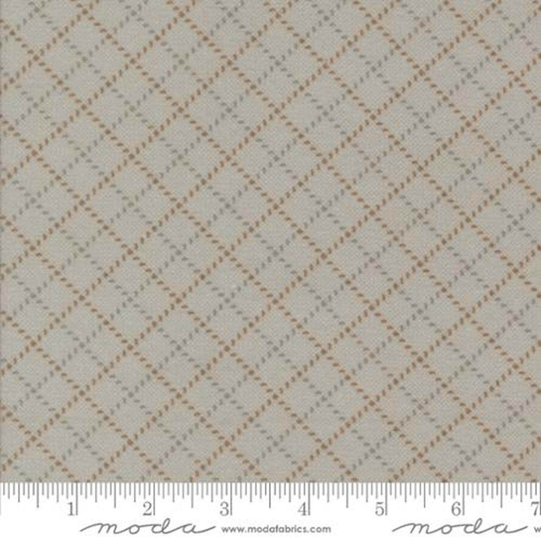 Moda Prairie Gatherings Flannel Grid - Feather