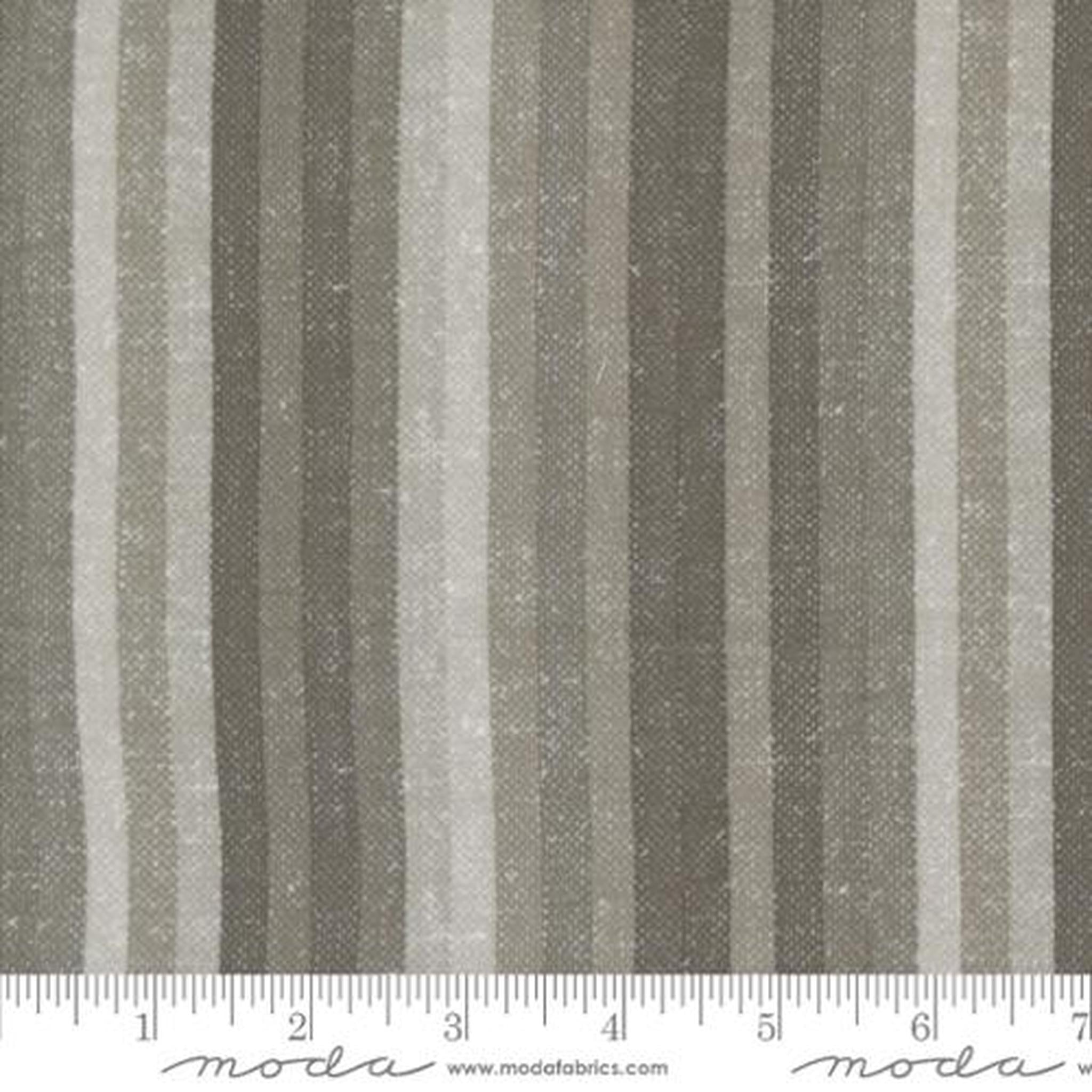 Moda Prairie Gatherings Flannel Stripe - Etching