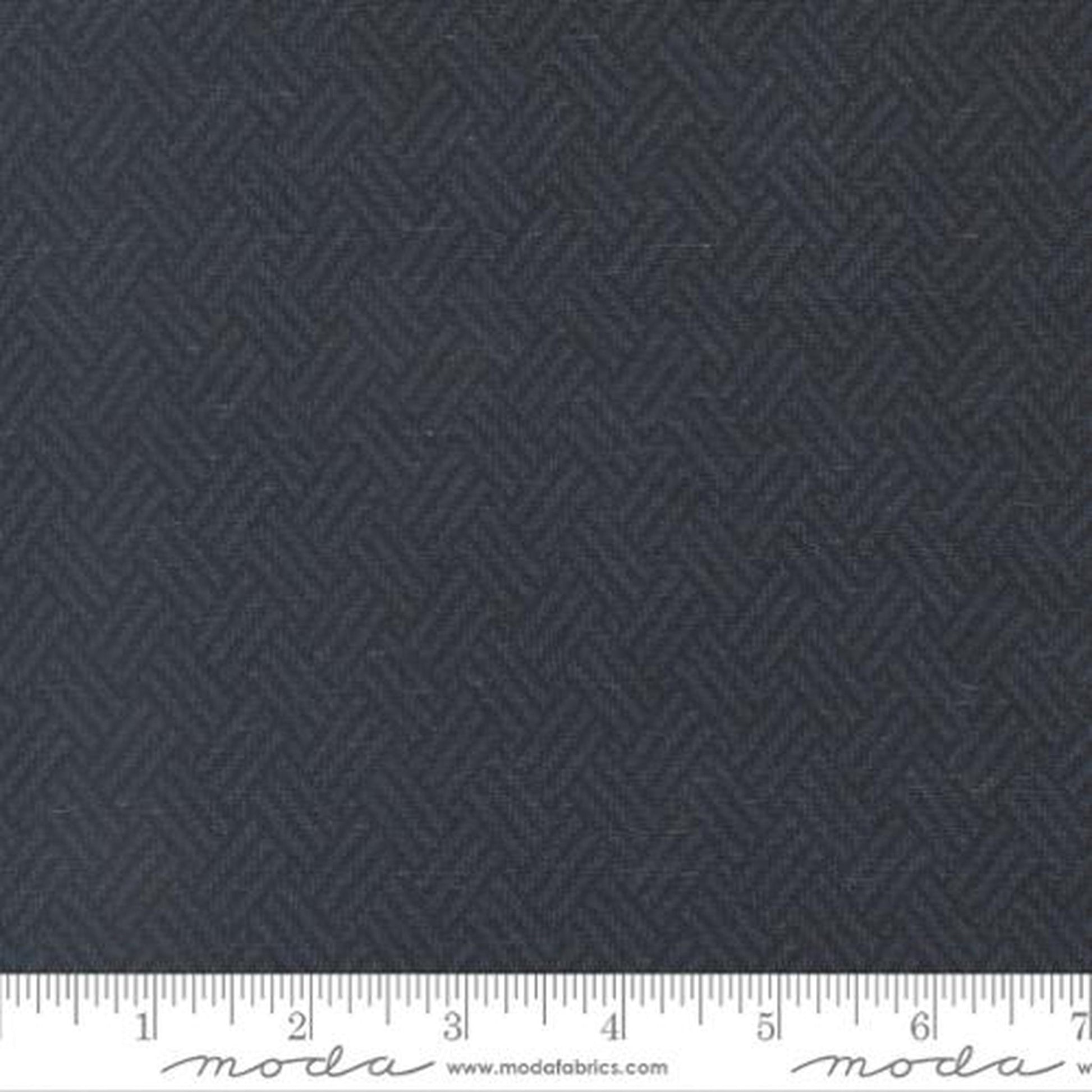 Moda Prairie Gatherings Flannel Wideback - Navy