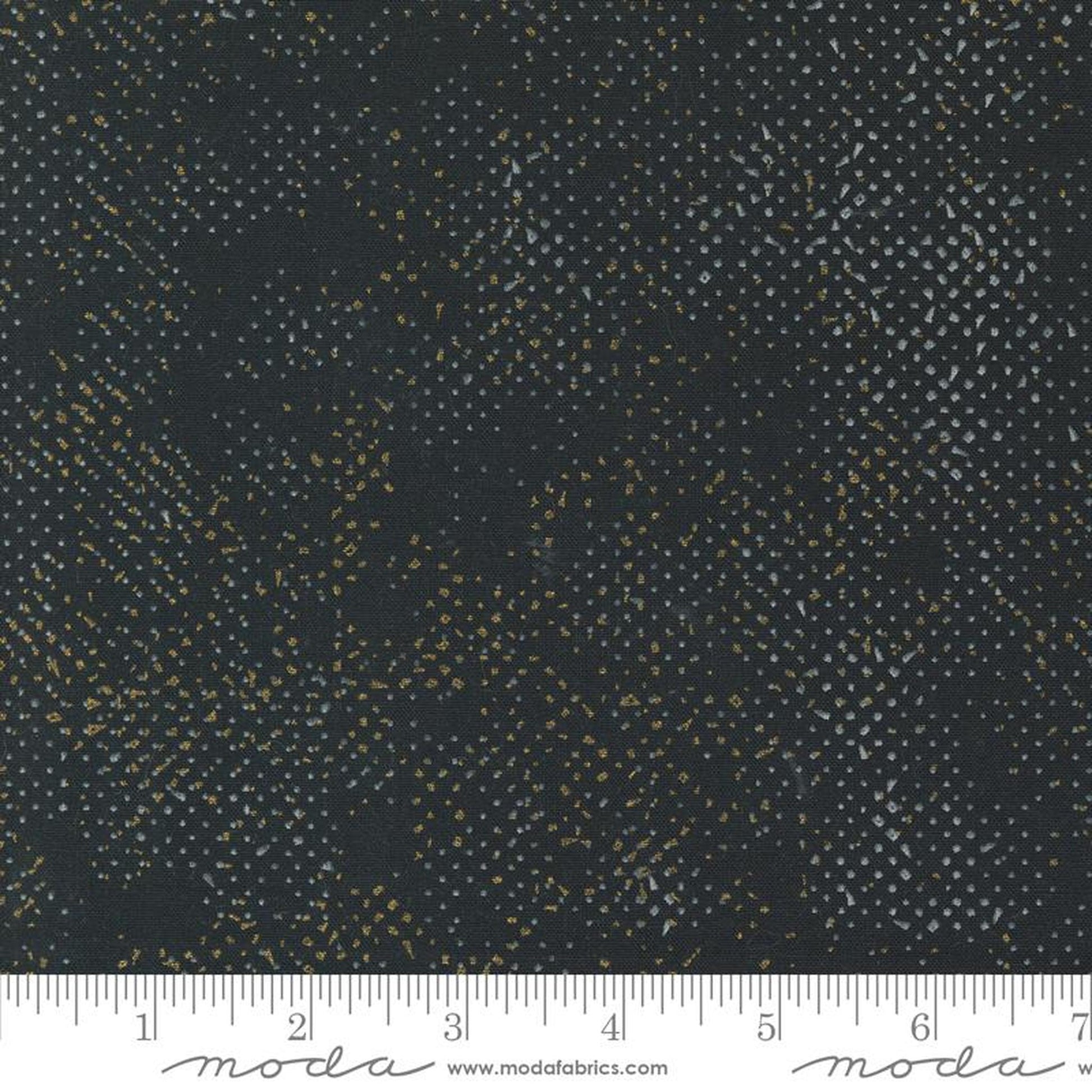 Moda: Shimmer by Zen Chic Metallic: Spotted Ebony