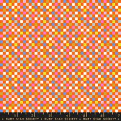 Moda Washi Plus Checkmate Checks in Goldfish