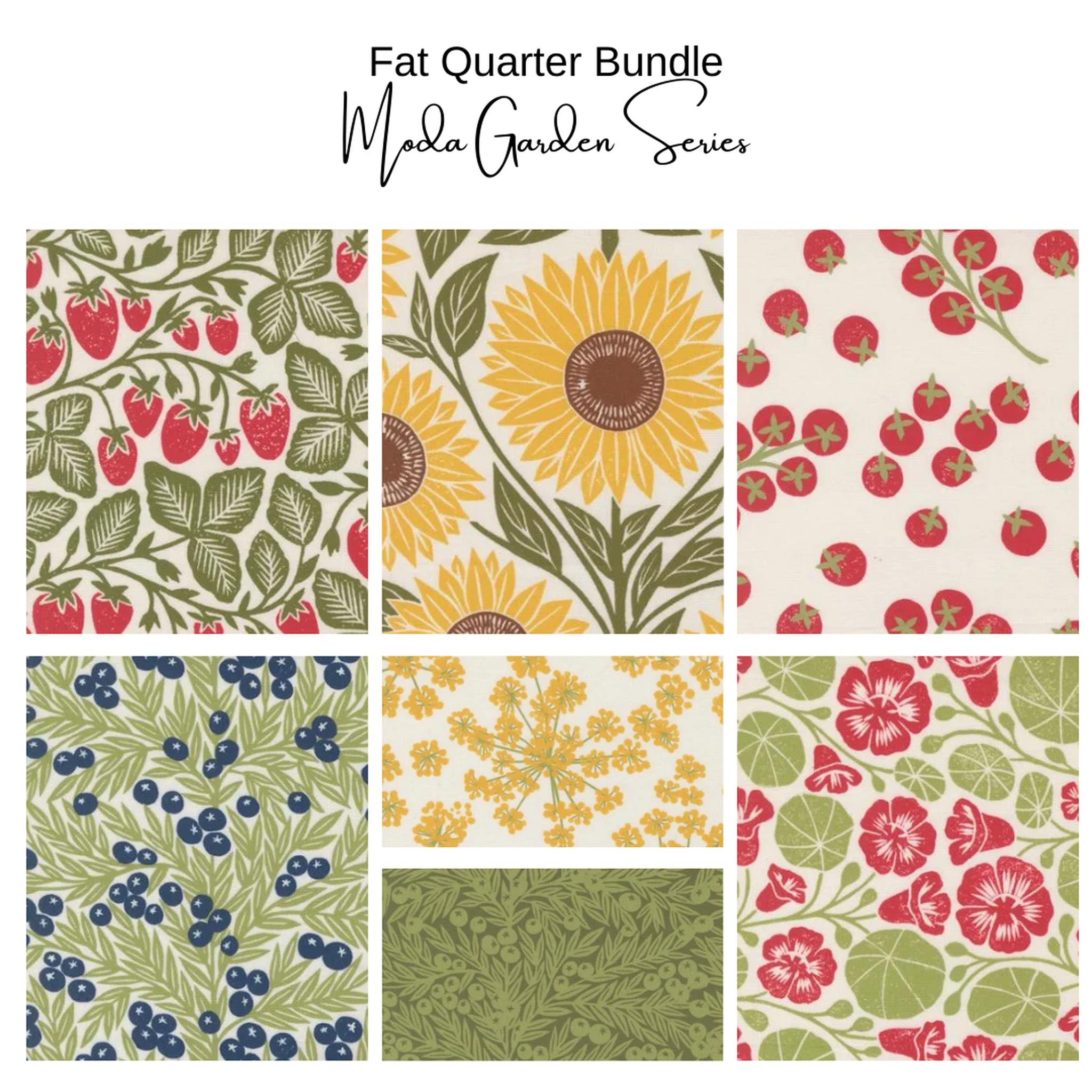 Fat Quarter Bundle (7) - Moda Garden Series