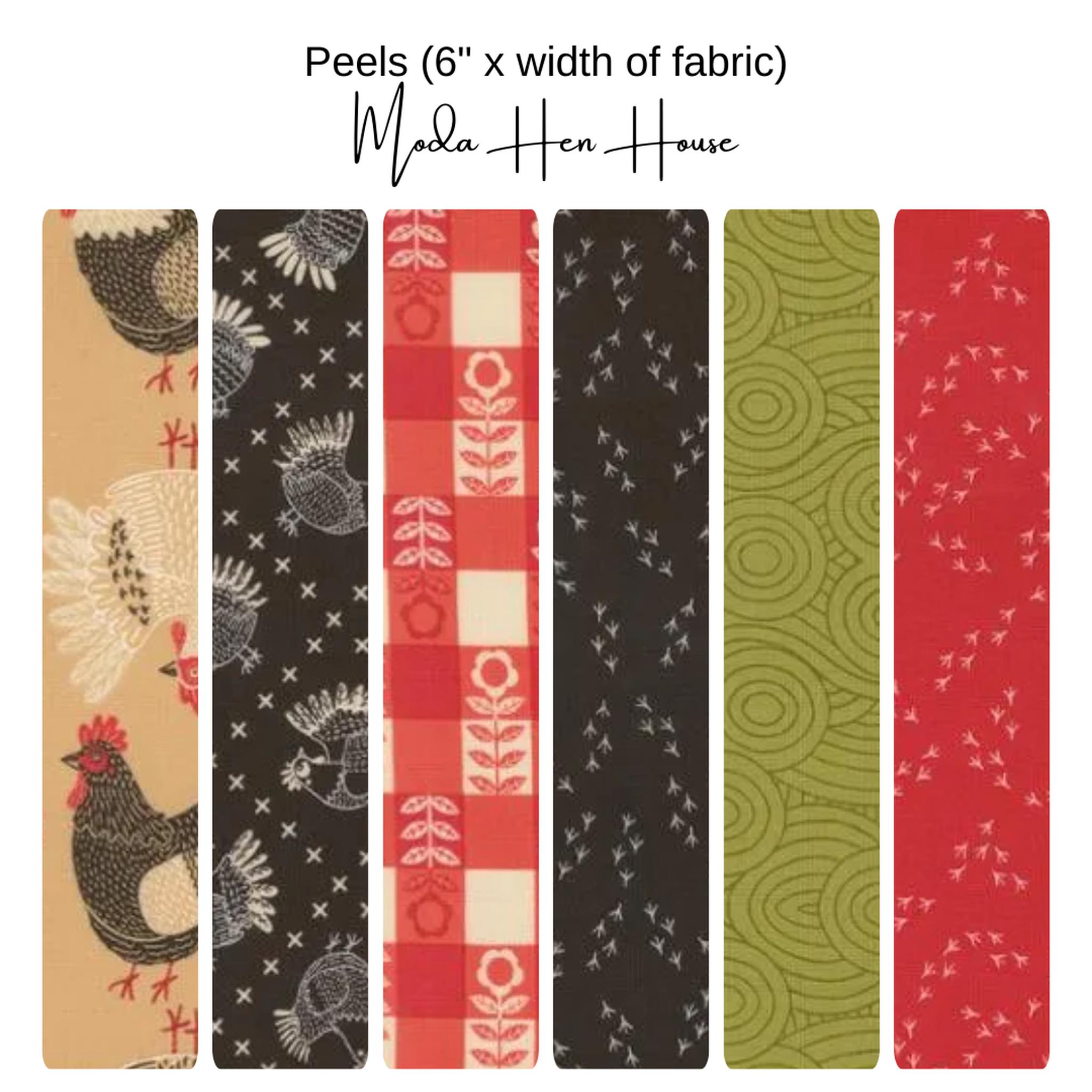 6" Apple Peel (6) - Moda Hen House