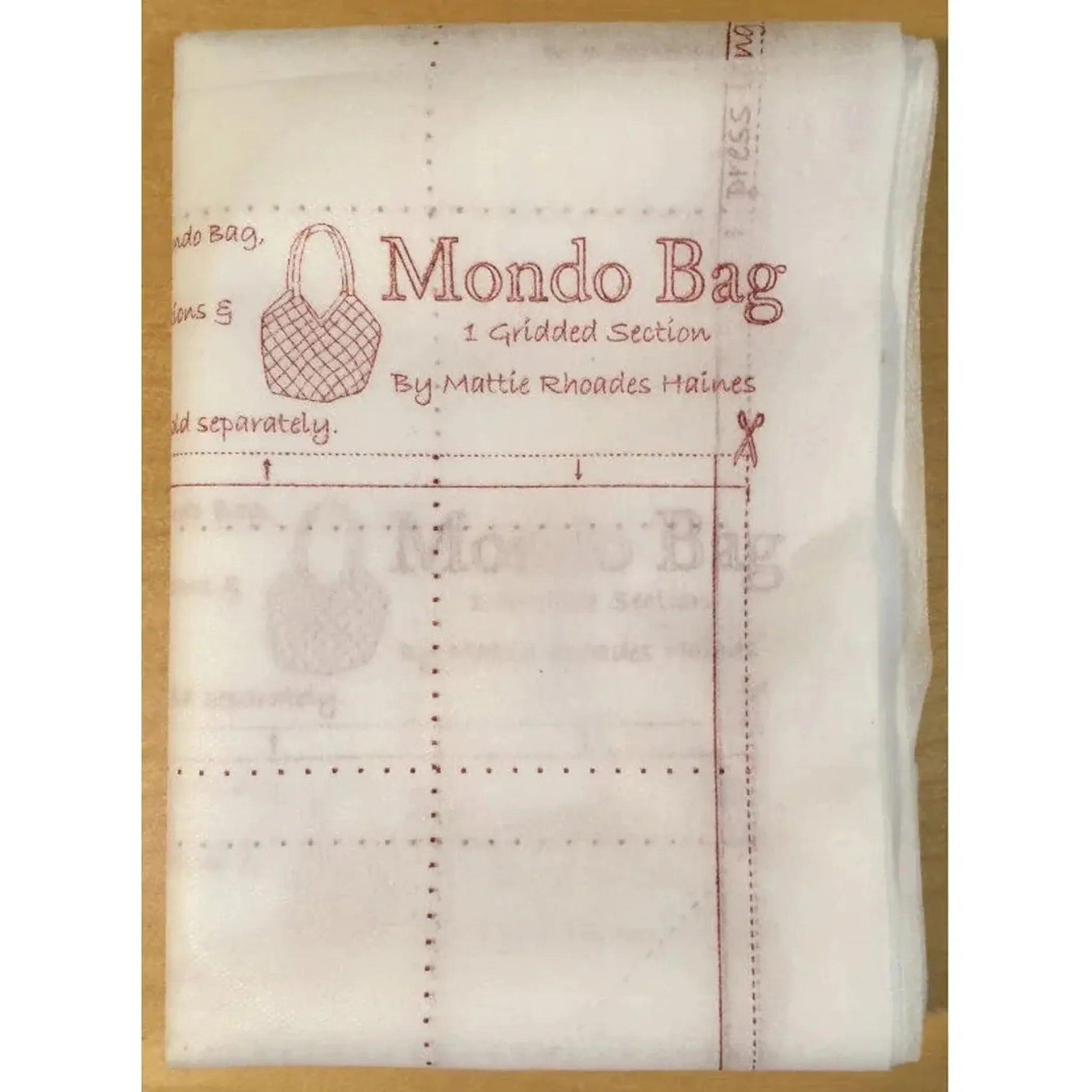 Mondo Bag Printed Interfacing Panel